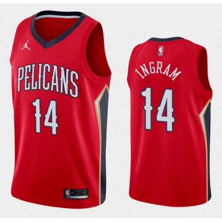 Maglia New Orleans Pelicans Brandon Ingram 14 2020-21 Jordan Brand Statement Edition Swingman - Uomo